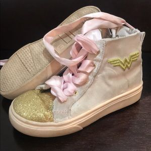 Girls size 11 Wonder Women shoes